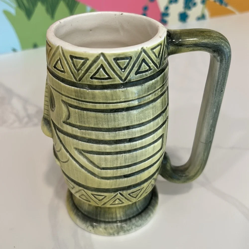 Vintage Face Ceramic Tiki Mug Westwood Japan - Picture 2 of 4